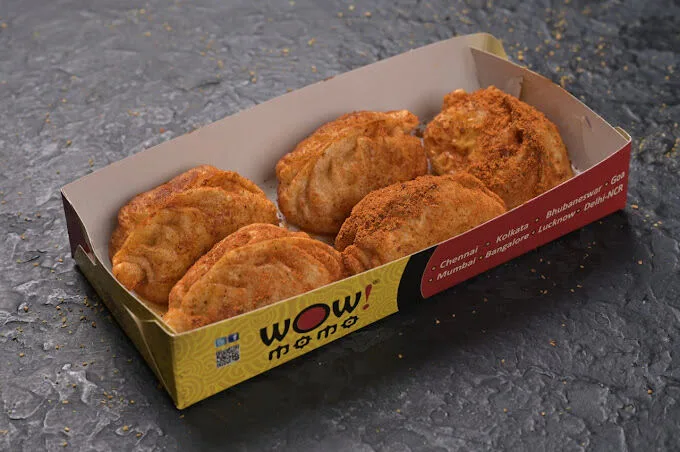 A box filled with momos