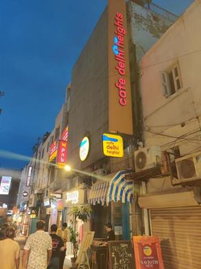 Cafe Delhi Heights street