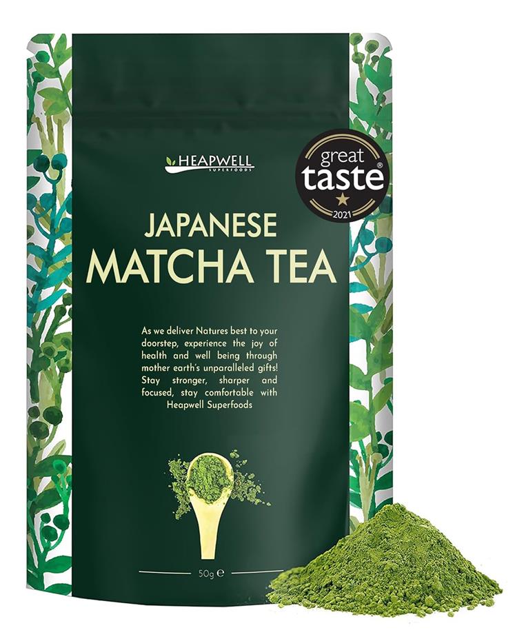 Heapwell Superfoods Japanese Matcha Green Tea Powder